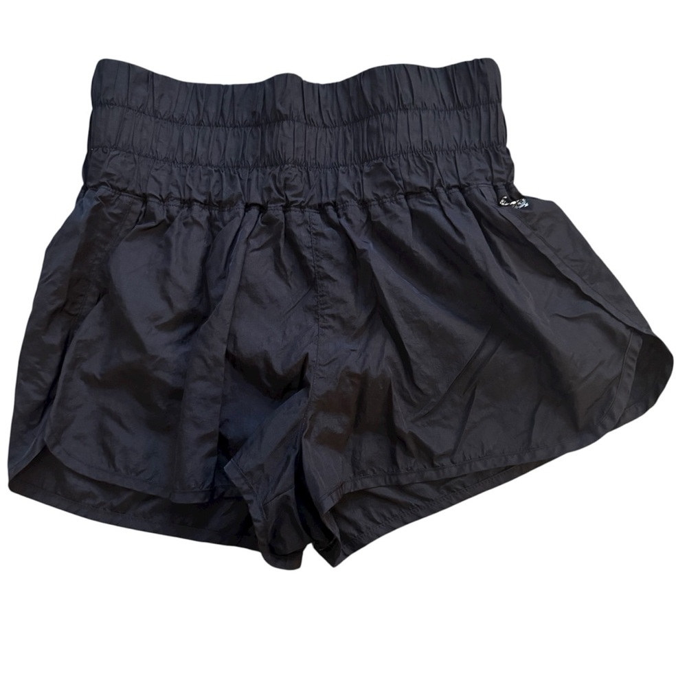 Free People Movement The Way Home Shorts Size L Black High Waisted